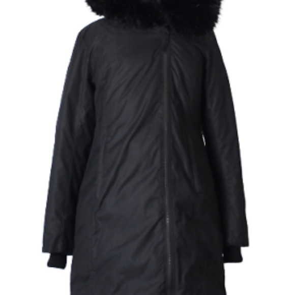 Aritzia Babaton St. Moritz Winter Down Parka Black Women's Medium - Picture 4 of 12